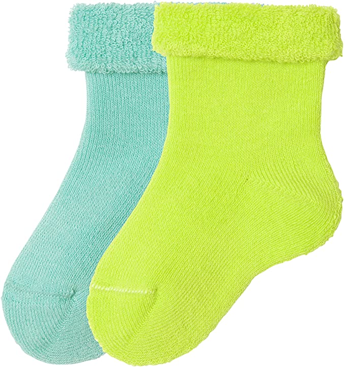 Organic Cotton Plush Baby Socks, 2-pack